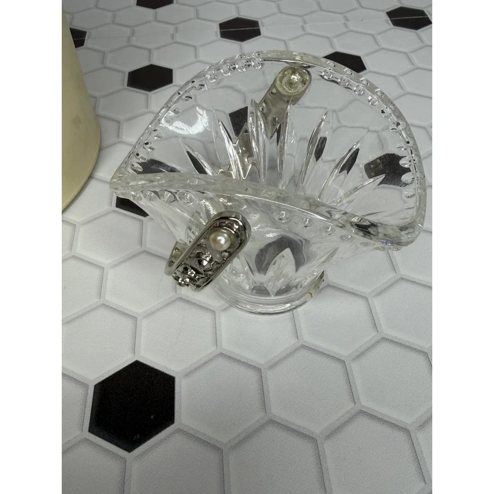 Lenox Pave Jewels‎ Crystal Collection Mini Basket with Original Box